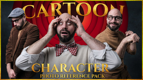 Cartoon Character - Photo Reference Pack For Artists 843 JPEGs