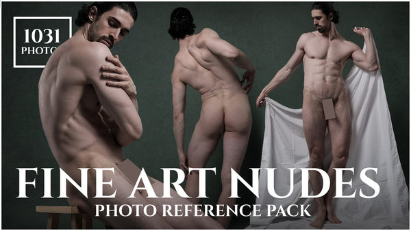 Fine Art Male Nudes - Reference Pack For Artists