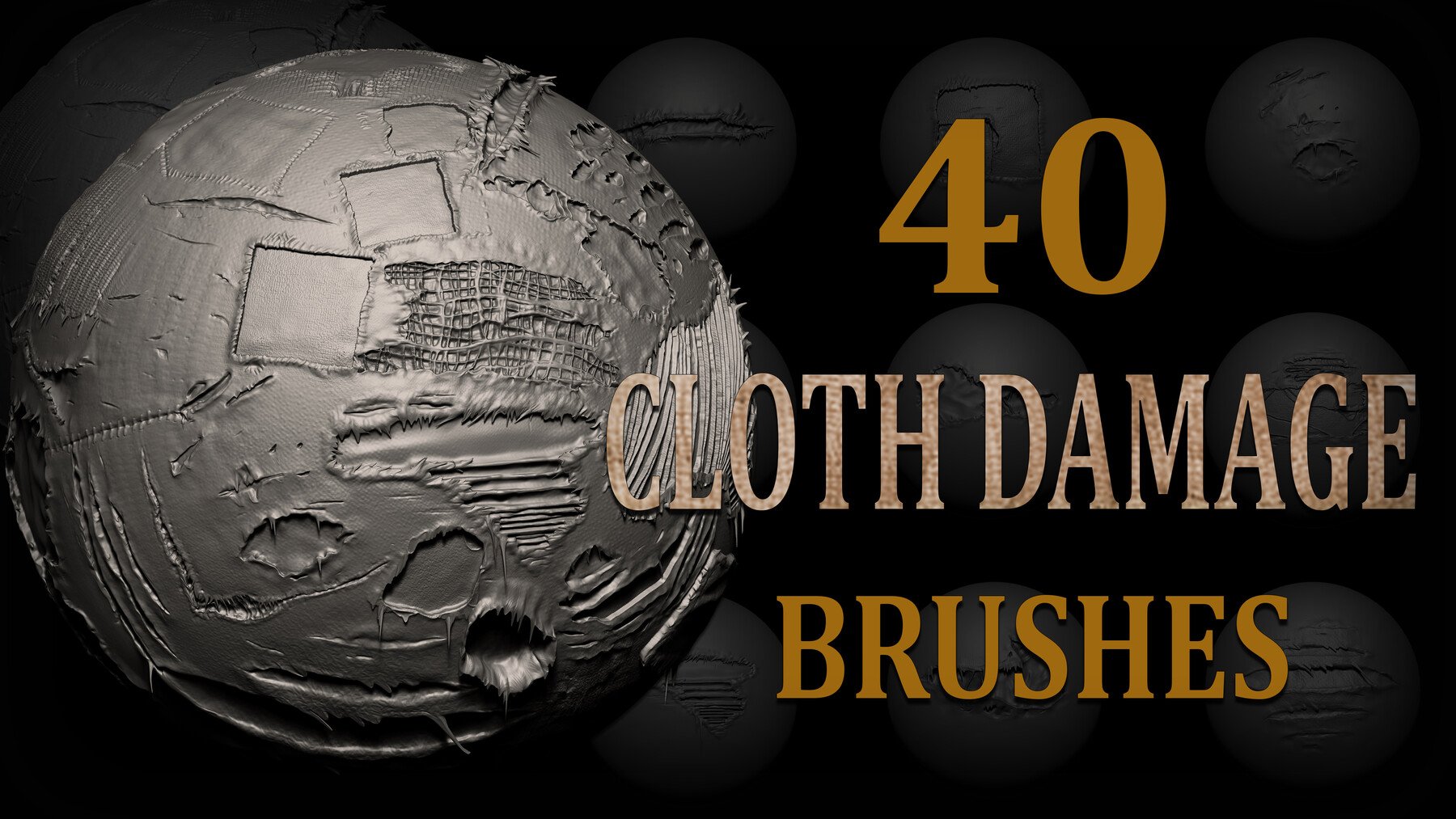 Cloth Damage Brush + Alphas