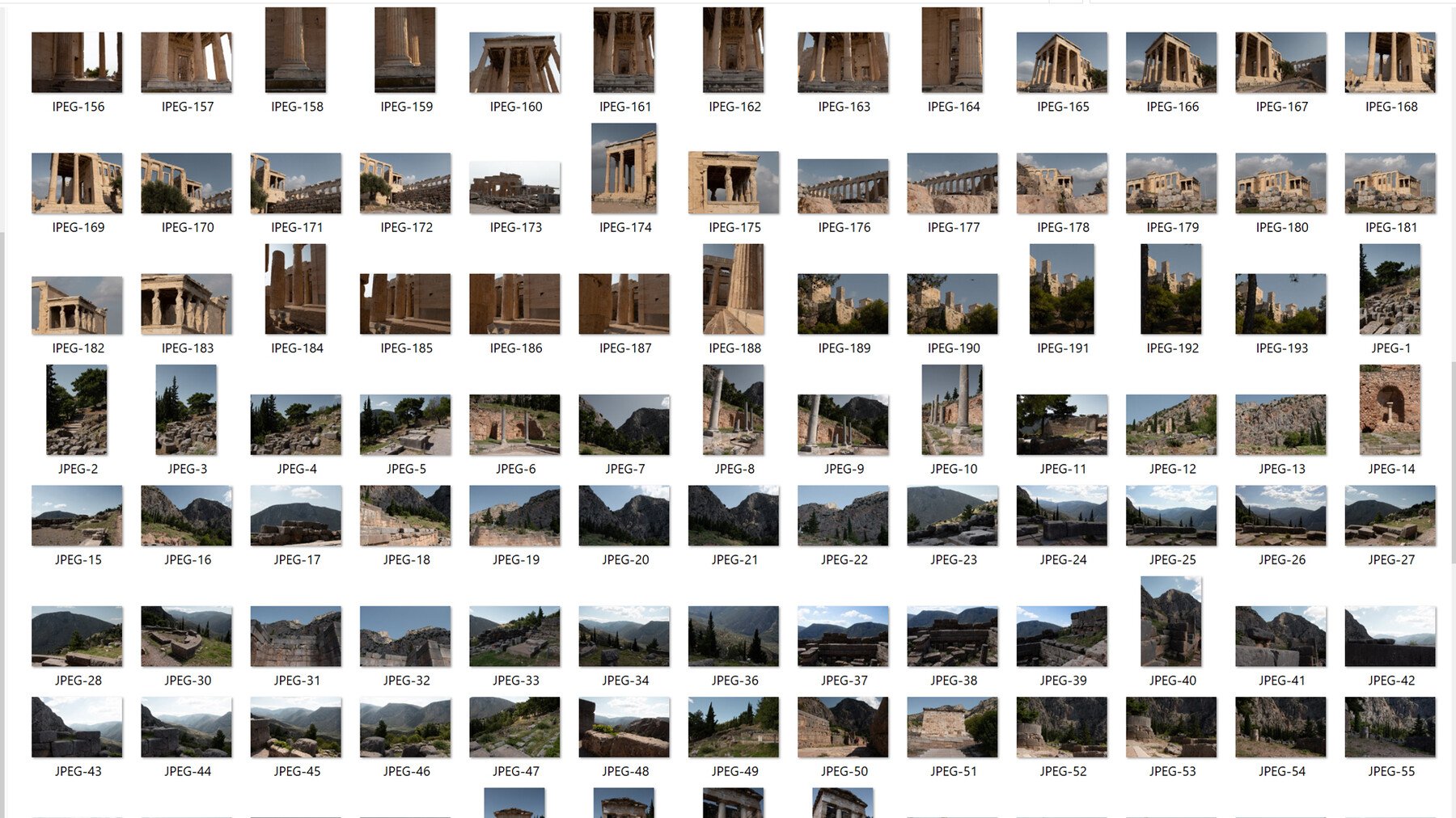 Ancient Greek Architecture -Photo Reference Pack For Artists 404 JPEGs