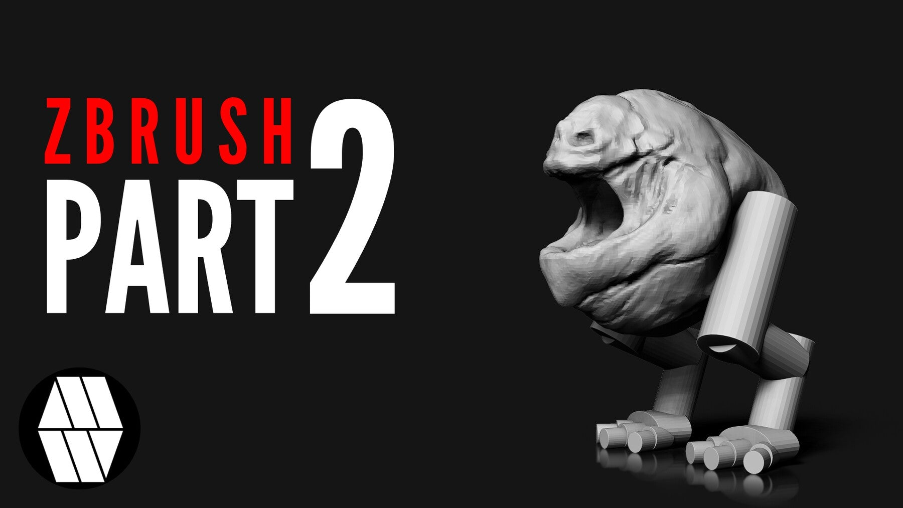 MLW_Creative - ZBRUSH Creature Sculpting FULL TUTORIAL