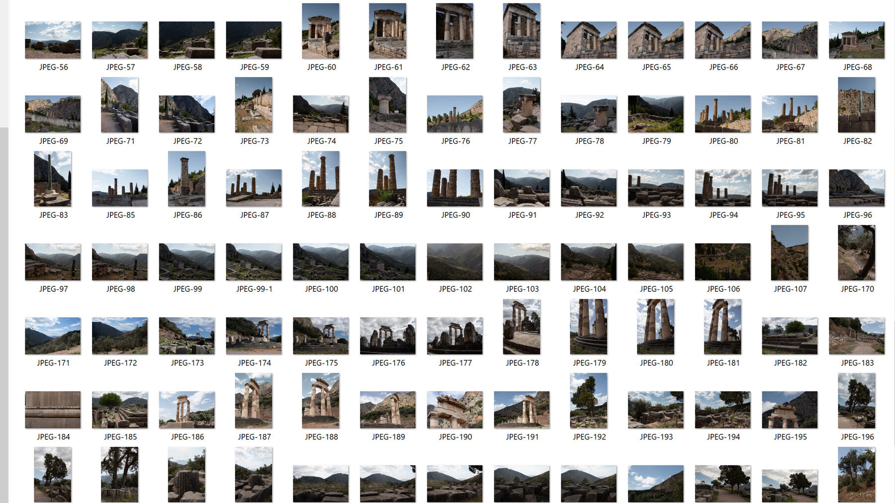 Ancient Greek Architecture -Photo Reference Pack For Artists 404 JPEGs