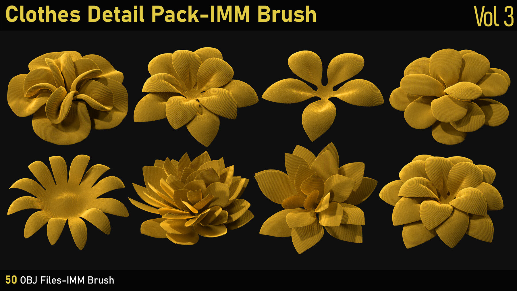 Vol.3 Cloth Details Pack IMM Brush