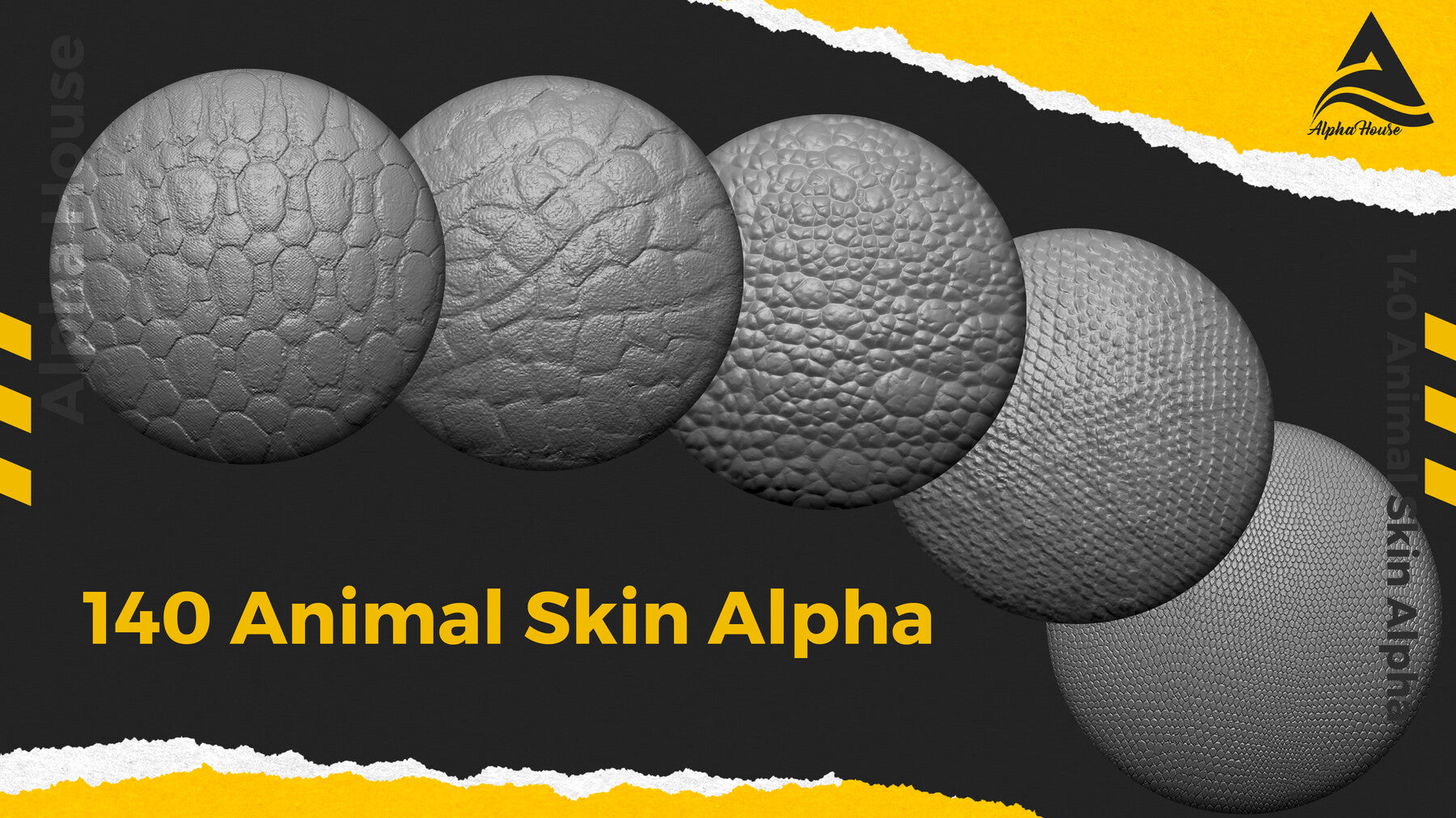 140 High Detailed Animal Skin Alpha