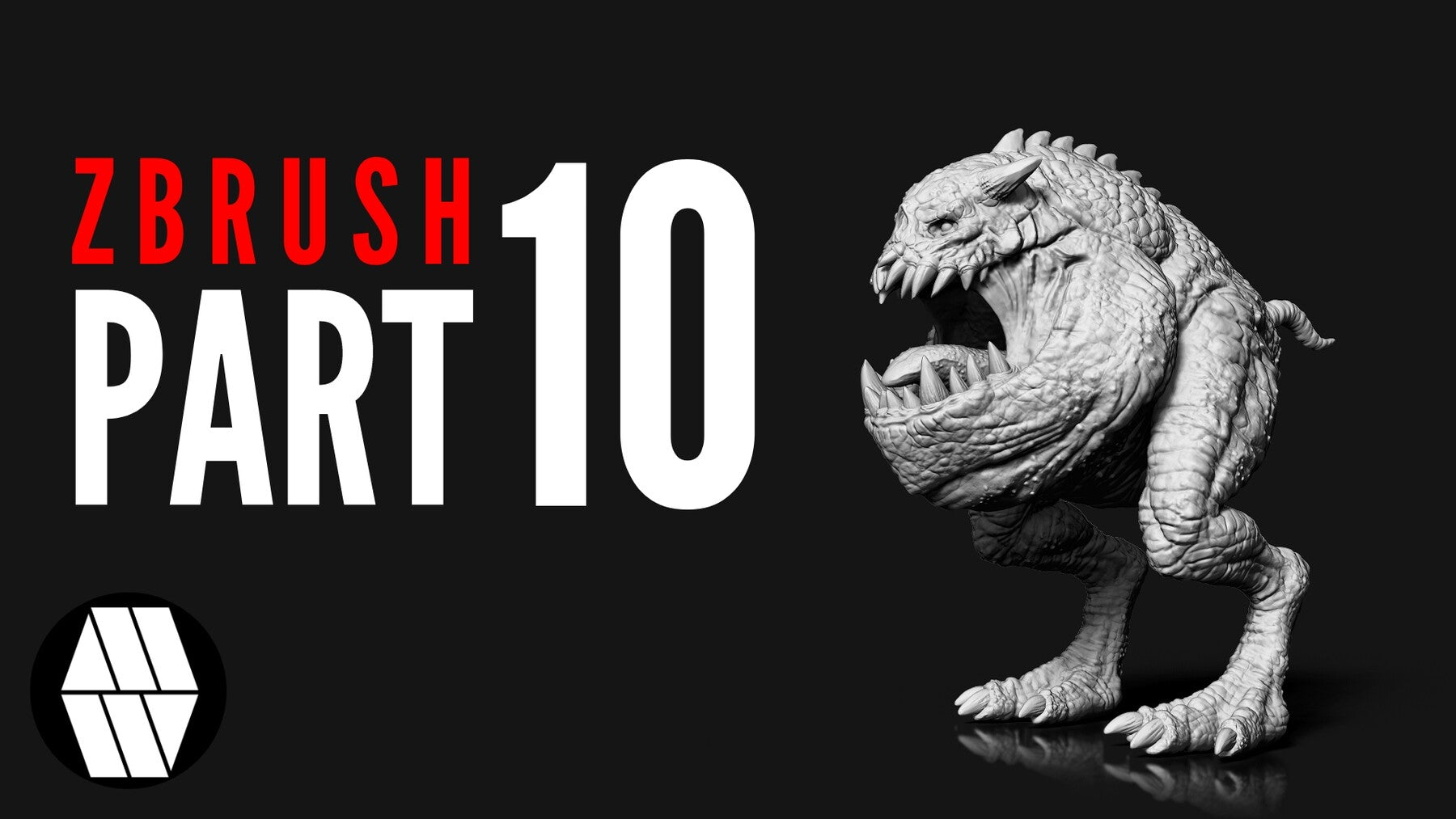 MLW_Creative - ZBRUSH Creature Sculpting FULL TUTORIAL