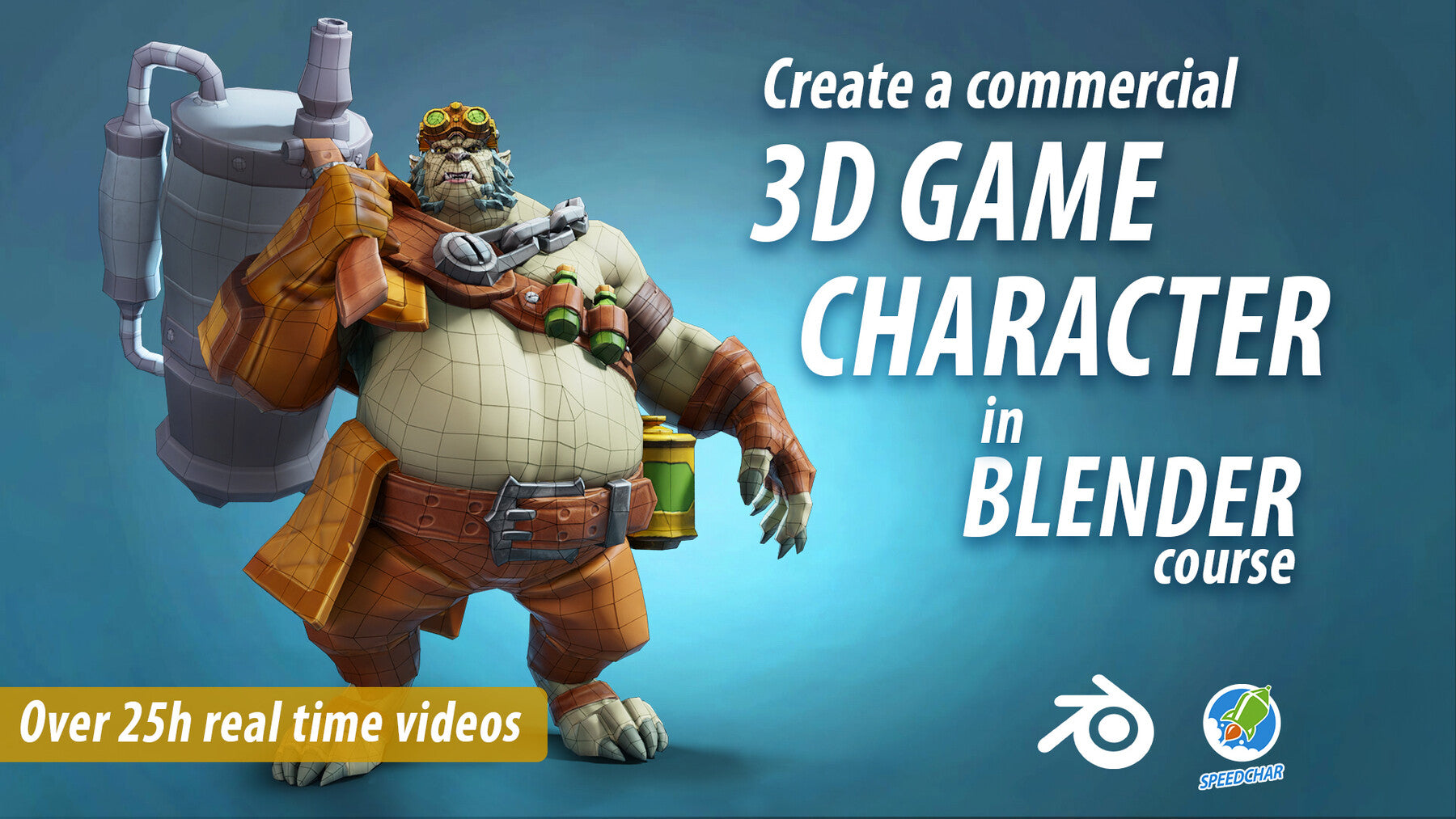 Create a Game-Ready 3D Character in Blender