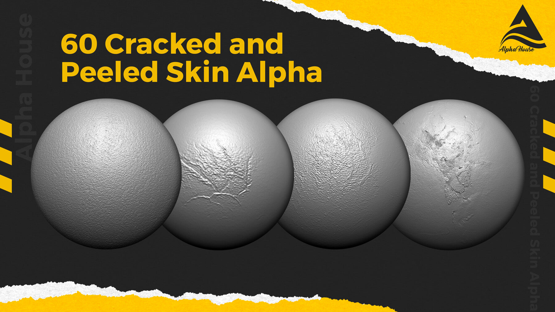60 Cracked and Peeled Skin Alpha