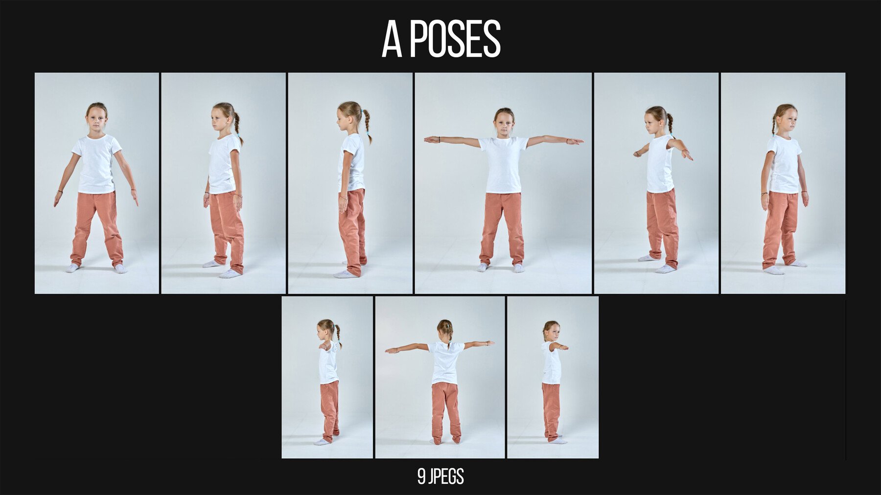 200+Child Pose Reference Pictures