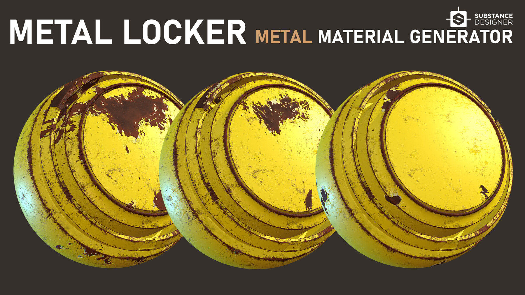 Metal Locker - Old Metal Material Generator