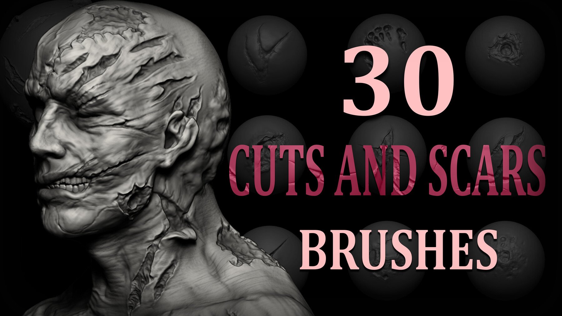 Cuts and Scars VDM Brush + Alphas