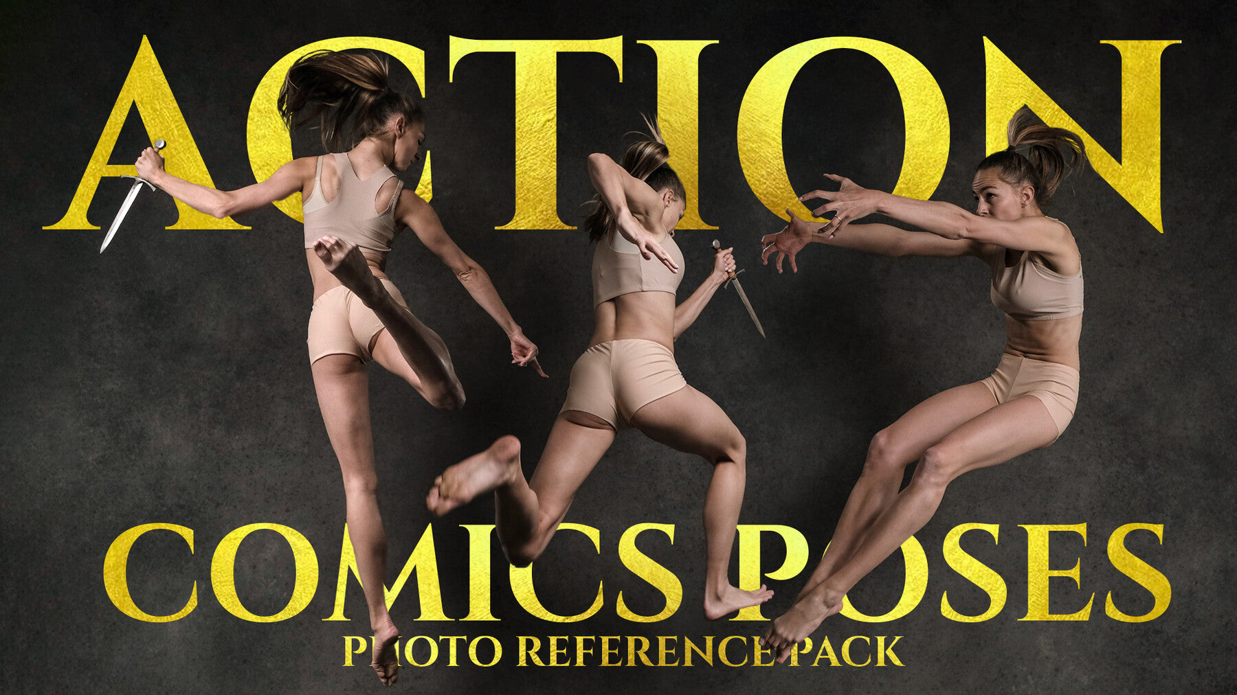 An Action Comics Poses- Photo Reference Pack For Artists 910 JPEGs