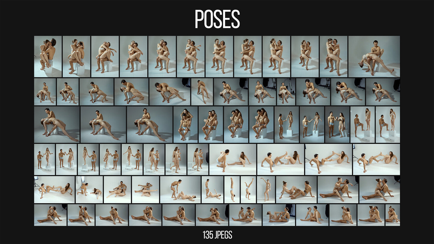 600 Сouple Pose Reference Pictures
