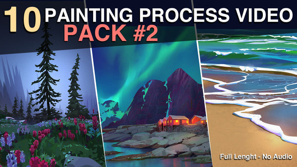 10 Painting Process Video - Pack 2/3
