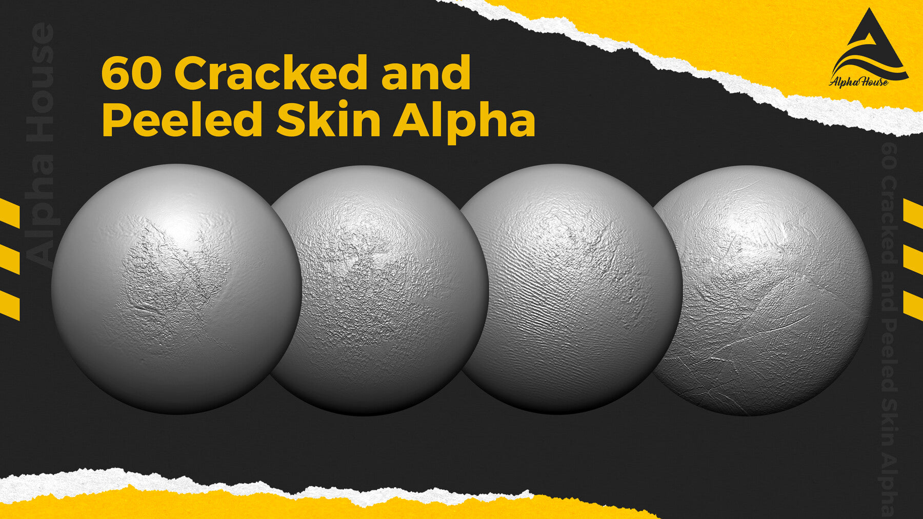 60 Cracked and Peeled Skin Alpha