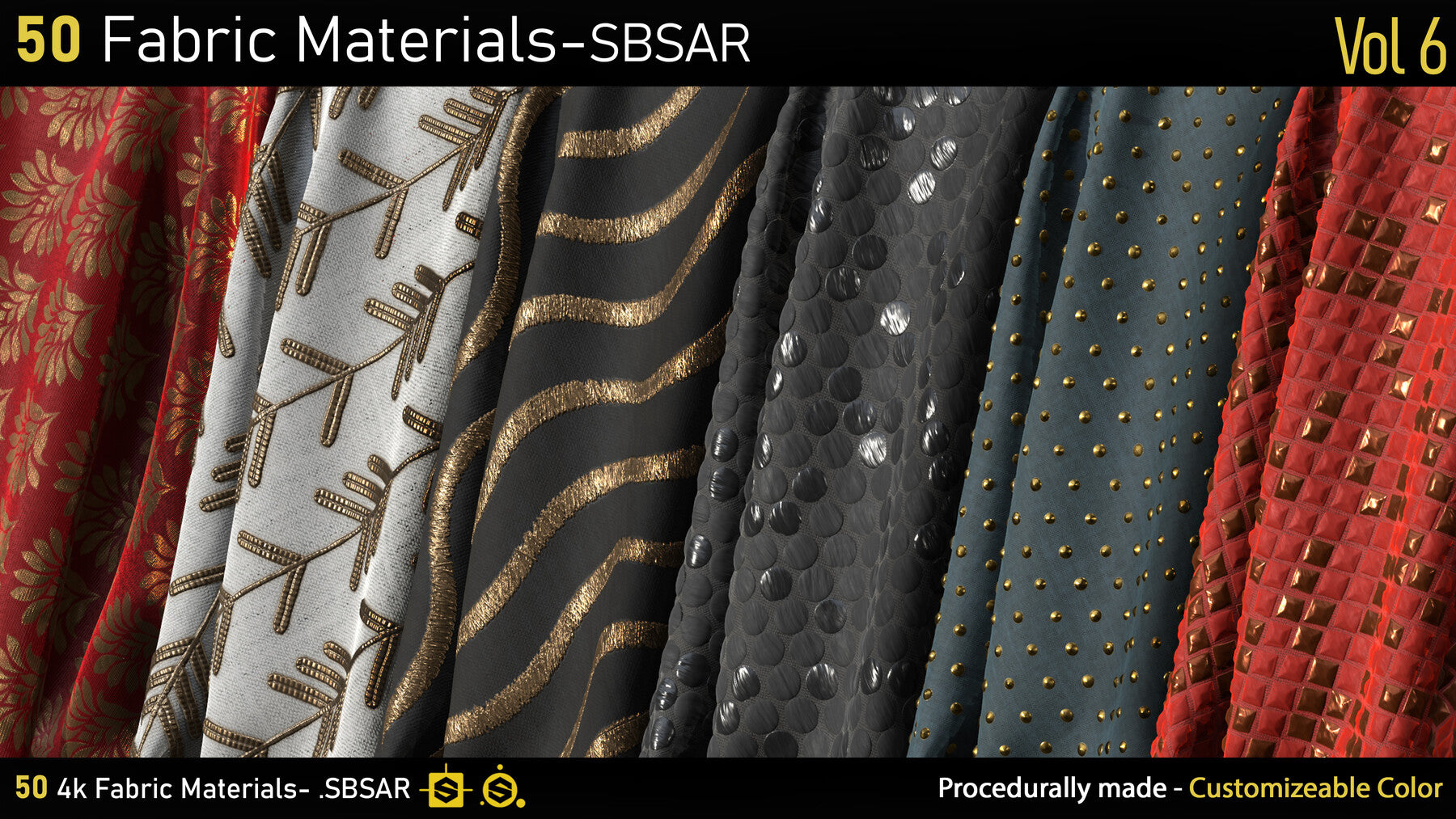 50 Lace & Guipure Materials-SBSAR-Vol9