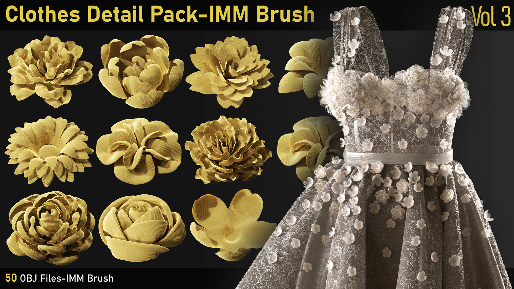 Vol.3 Cloth Details Pack IMM Brush