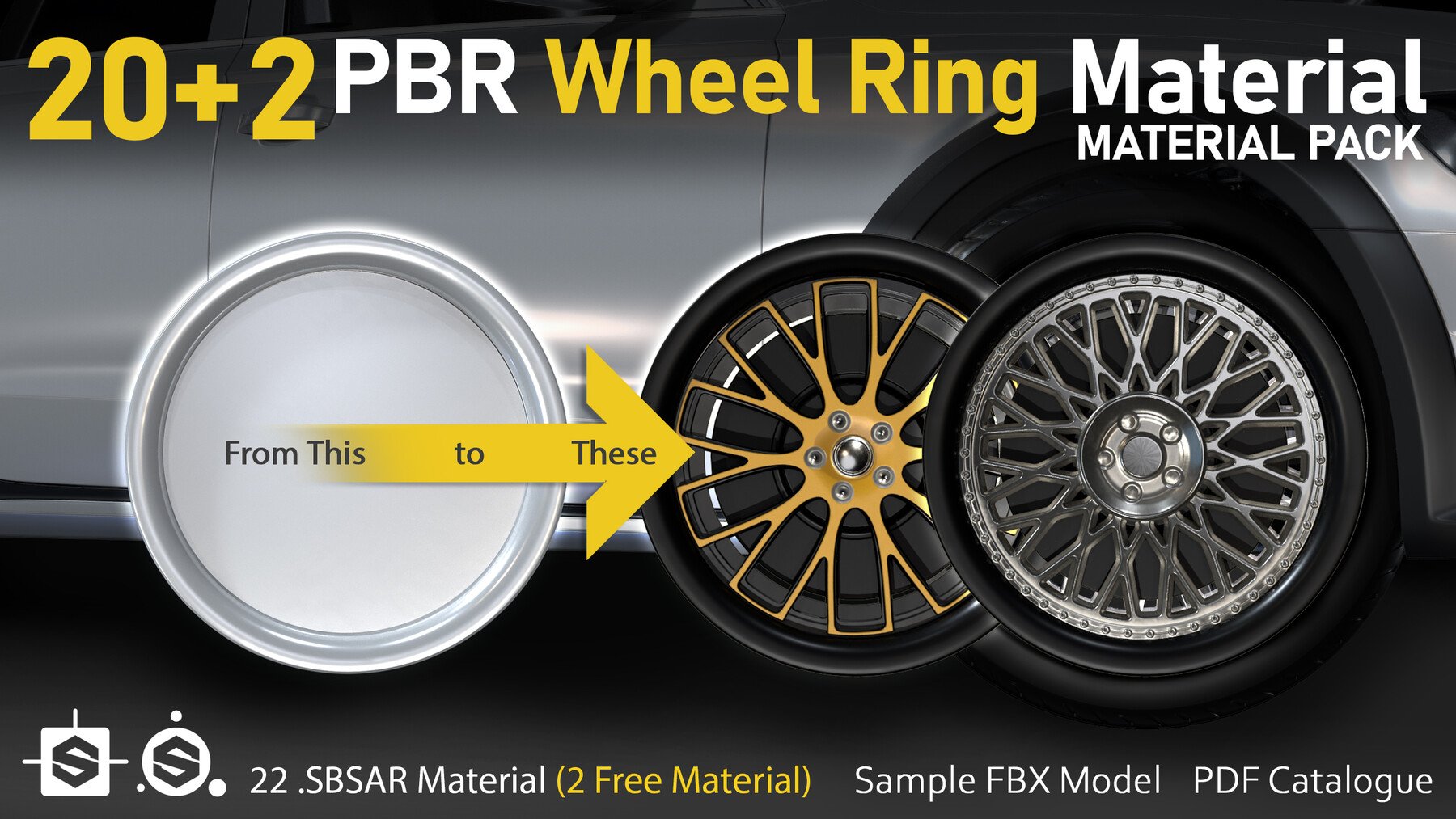 20+2 PBR Wheel Ring Material