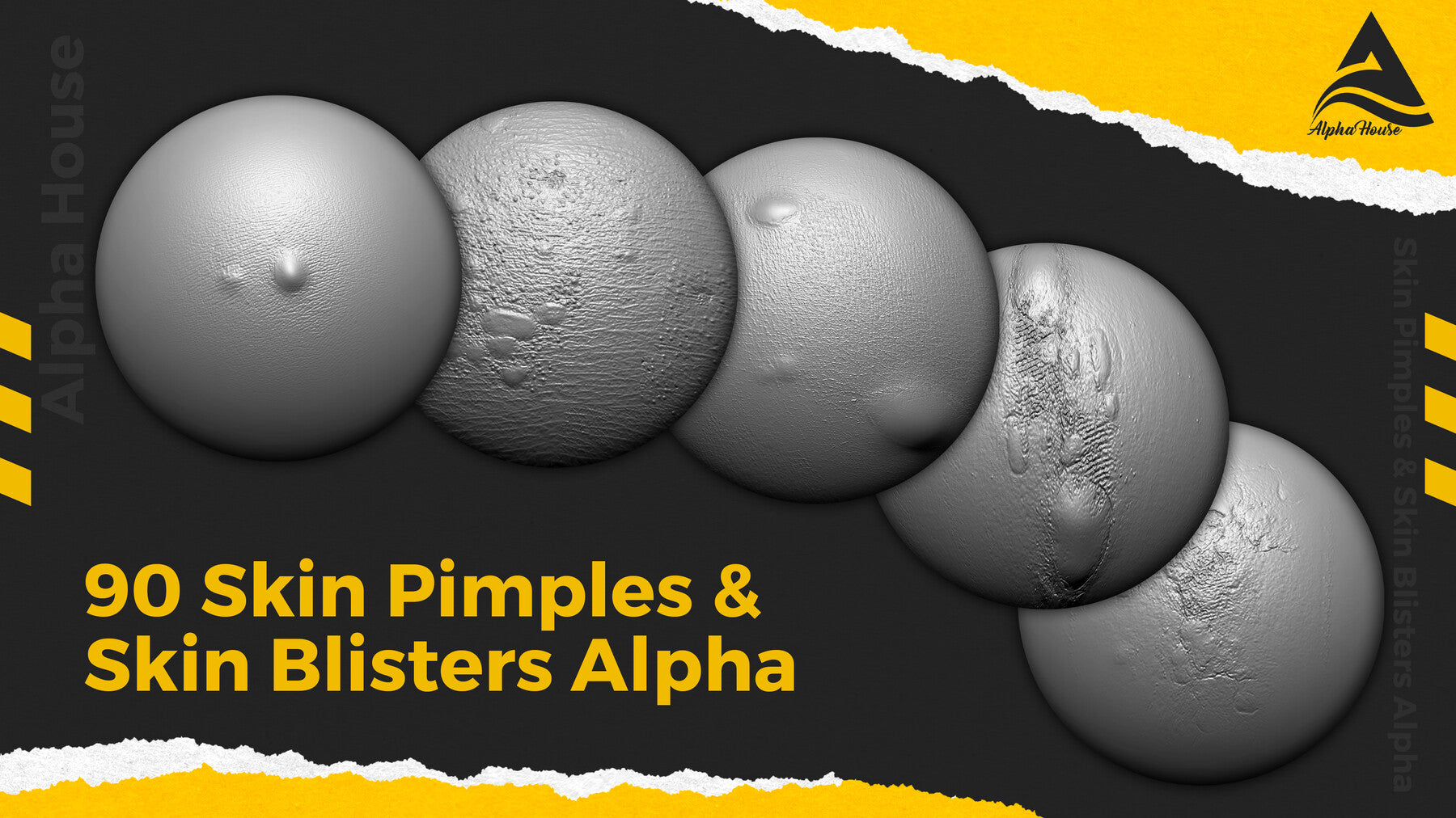 90 Skin Pimples & Skin Blisters Alpha