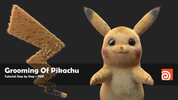 Grooming Of Pikachu in Houdini