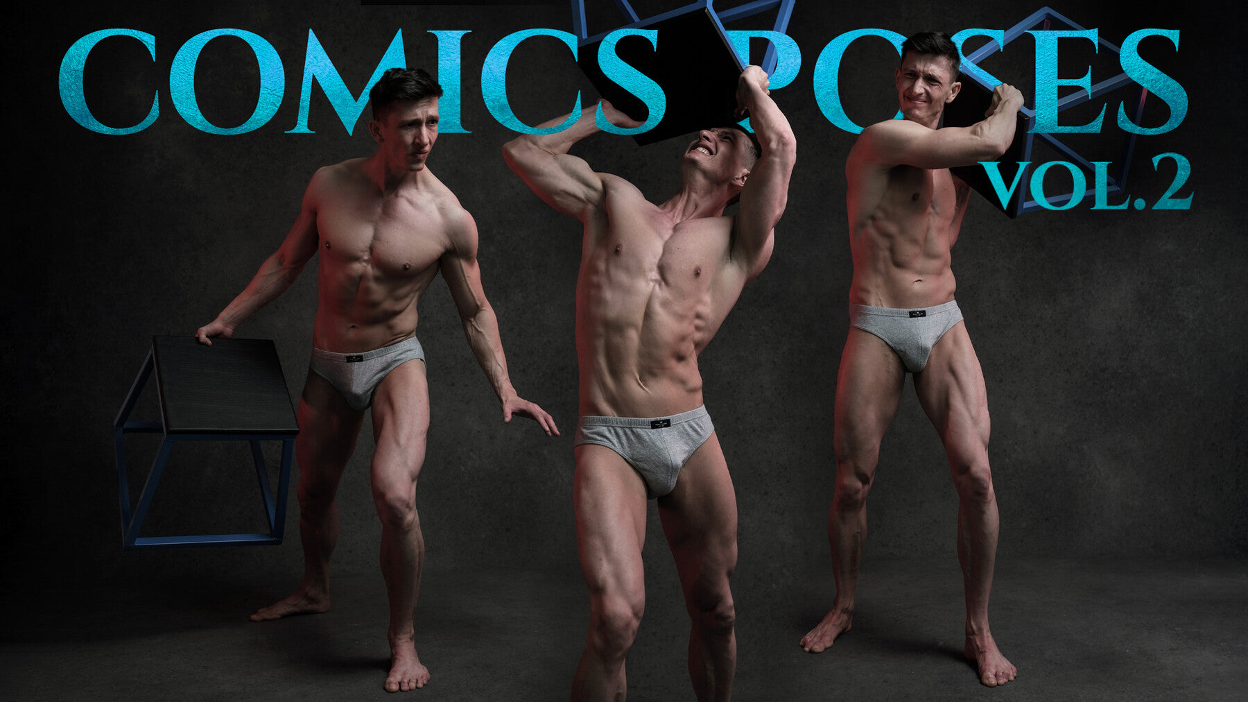 A Comics Poses vol. 2 Photo Reference Pack For Artists 640 JPEGs