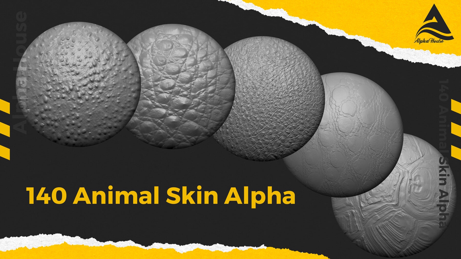 140 High Detailed Animal Skin Alpha