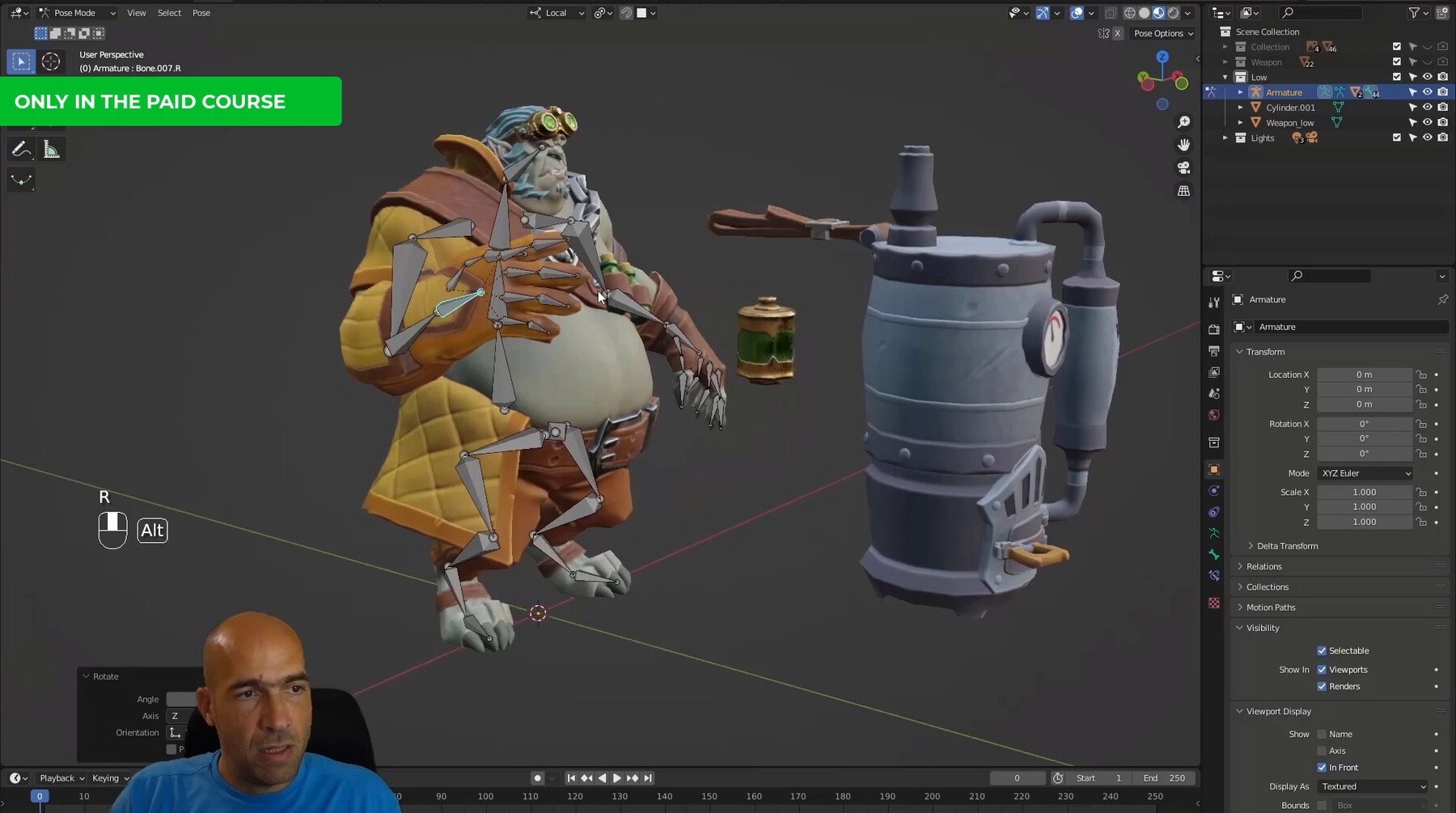 Create a Game-Ready 3D Character in Blender