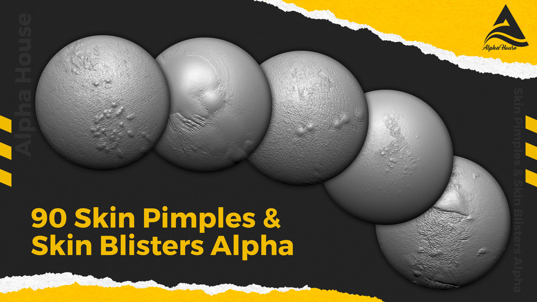 90 Skin Pimples & Skin Blisters Alpha