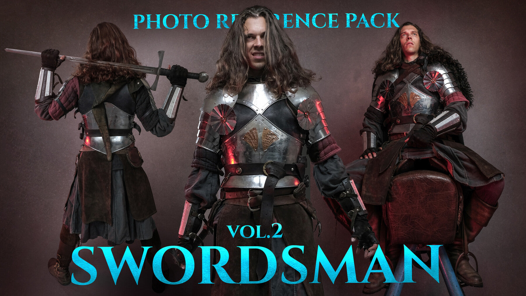 A Swordsman vol.2 Photo Reference Pack For Artists 553 JPEGs