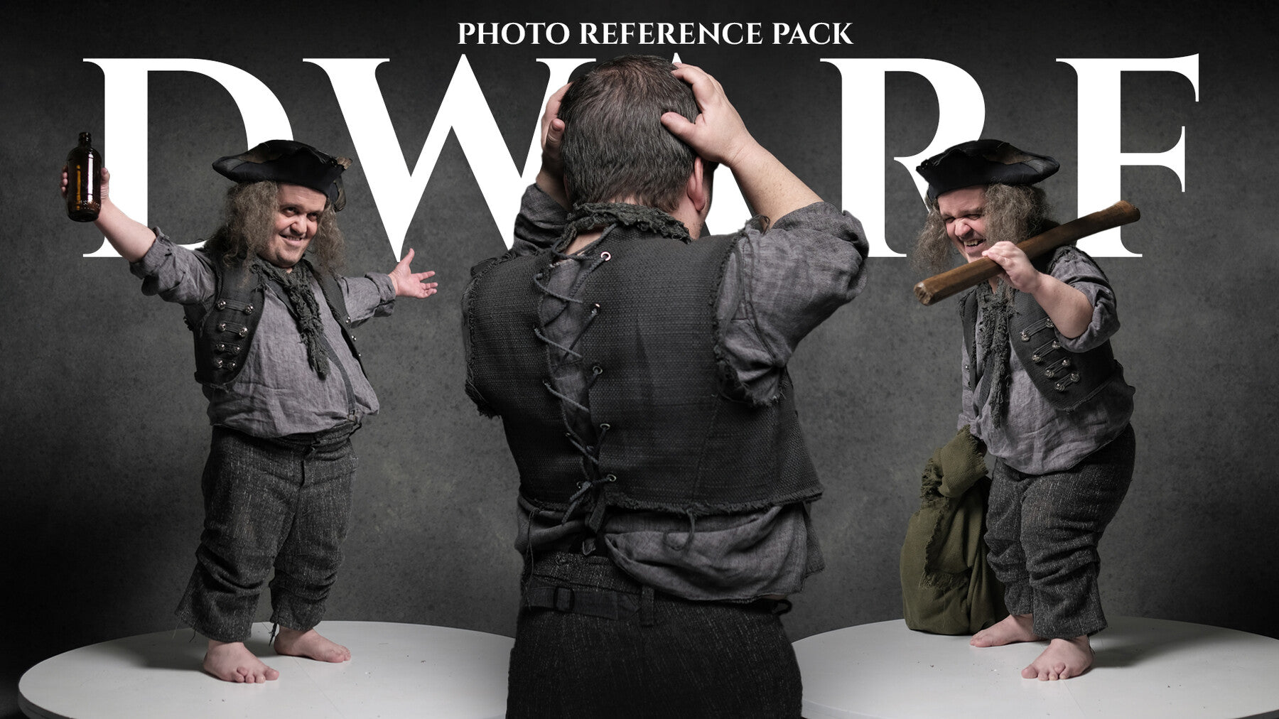 A Dwarf Photo Reference Pack for Artists 1122 JPEGs