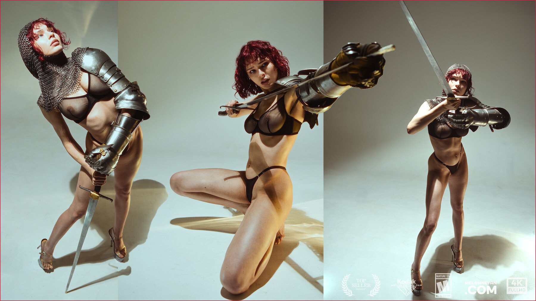 Armoured Female Character - Dynamic and Static Pose Photo References 1000+