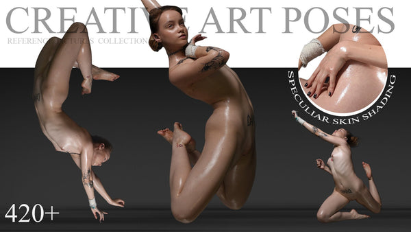 CREATIVE ART POSES 420+REFERENCE PICTURES [Online accsess]